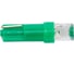 Светодиод Nord-Yada T5-01 (1LED) 12V W1,2W Base:W2,0x4,6d 0.13W 1.8lm конус зеленый (2 шт в 1 упаковке) 900279 3