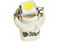 Светодиод Nord-Yada T5 B8,5d-02 (1SMD) 12V W1.2W Base:B8.5d 0.1W 5l белый (2 шт в 1 упаковке) 902403