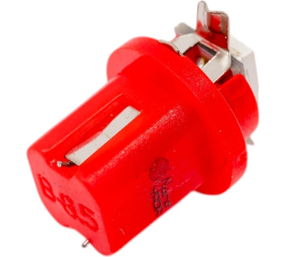 Светодиод Nord-Yada T5 B8,5d-02 (1SMD) 12V W1.2W Base: B8.5d 0.1W 0.8 lm красный (2 шт в 1 упаковке) 901986