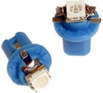 Светодиод Nord-Yada T5 B8,5d-02 (1SMD) 12V W1.2W Base: B8.5d 0.1W 0.8lm BLUE (2 шт в 1 упаковке) 901987