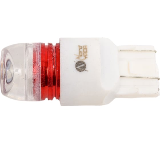 Светодиод Nord-Yada 7443-5630-3SMD 12V 1.5W мигающий красный стоп сигн 908671