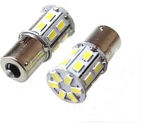 Светодиод Nord-YadaS25 20SMD (size 5730) 12V P21W BA15s белый 2.8W 110lm (2 шт в 1 упаковке) 904597