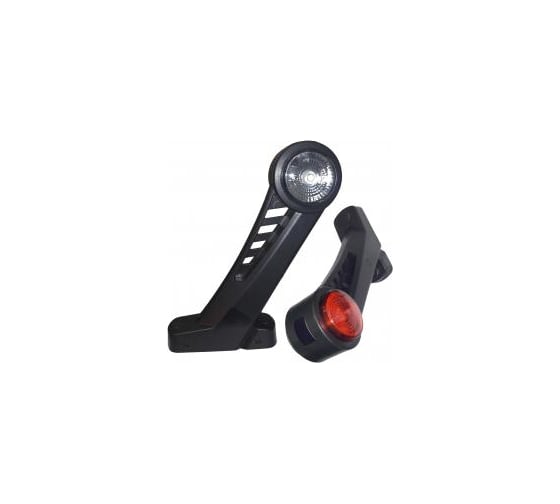 Габаритный фонарь ДАЛИ-авто LED красный-прозрачный 180мм 12В/24В DA-01882 1