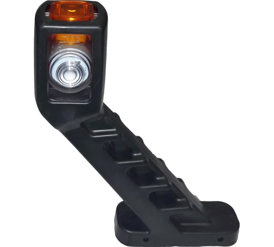 Габаритный фонарь ДАЛИ-авто LED красный-прозрачный 190мм квадрат 12В/24В DA-01887