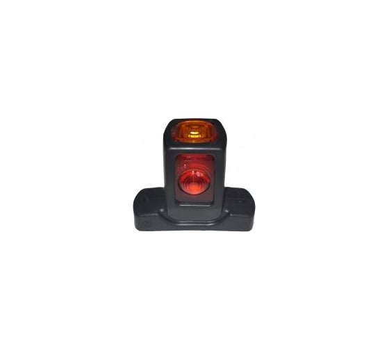 Габаритный фонарь ДАЛИ-авто LED красный-прозрачный 90 мм квадрат 12В/24В DA-01889 1