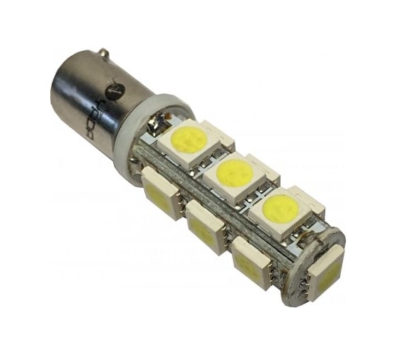 Светодиод Nord-Yada T8-03 13SMD 12V (size 5050) T4W (BA9s) белый (2 шт в 1 упаковке) 902433 1