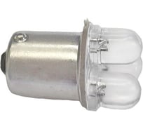 Светодиодная лампа ДАЛИ-авто 24V белая, 3 диода, BA15S, 20mA DA-02609