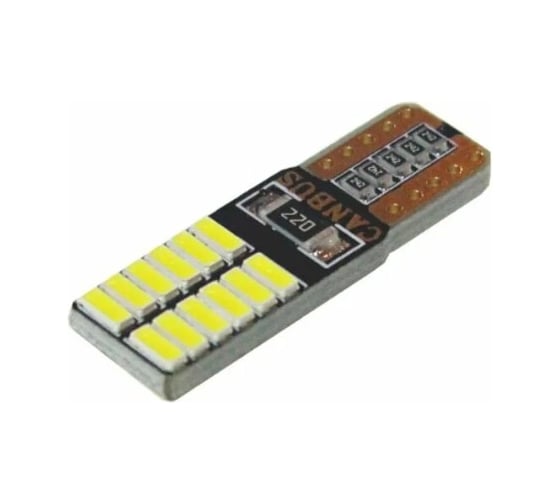 Светодиод Nord-Yada T10 CANBUS 24SMD 12V белый (2шт в 1 уп.) 908392