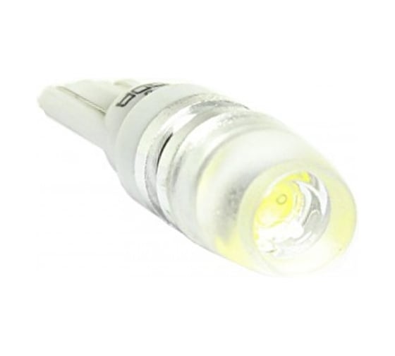 Светодиод Nord-Yada T10 1SMD High Power optical lens(size 7080) 12V W5W 1W 25lm белый (2шт в 1 уп.) 902356