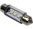 Светодиод Nord-Yada T11x36-S8.5(3SMD) 12V C5W синий 0.22W 1lm (2шт в 1 уп.) 900298 1