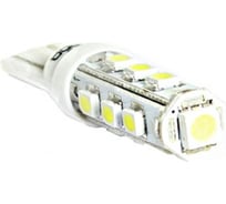 Светодиод Nord-Yada T10 13SMD (size3528x12+5050x1) 12V W5W (W2,1x9,5d) 1W 72lm белый (2шт в 1 уп.) 902680