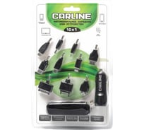 Зарядное устройство AZARD Carline 12/24 В, miniUSB/microUSB/iPhone/Nokia/LG, черное ch-10-1b