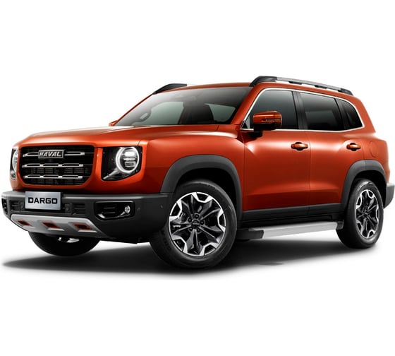 Пороги на автомобиль Rival "Silver" Haval Dargo 2022-н.в., рынок РФ, 180 см, F180AL.9406.1
