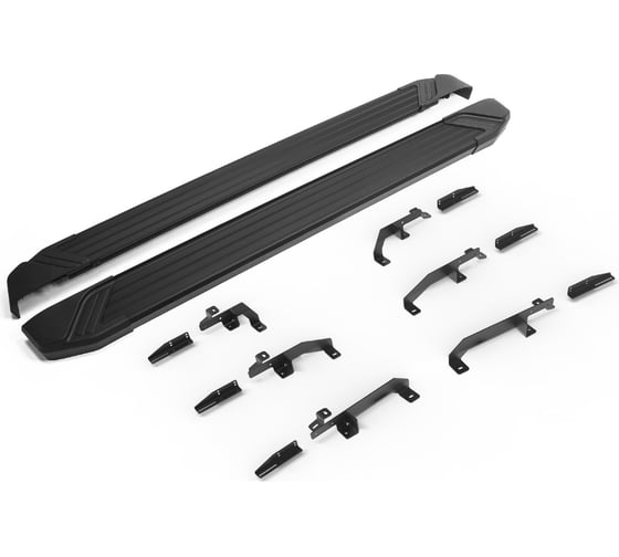 Пороги на автомобиль Rival Black Jetour X70 Plus 2023-, рынок РФ, 180 см, F180ALB.0910.1 1