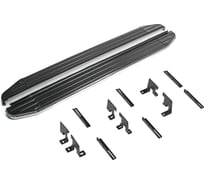 Пороги на автомобиль Rival Premium Haval Dargo 2022-н.в., рынок РФ, 180 см, A180ALP.9406.1