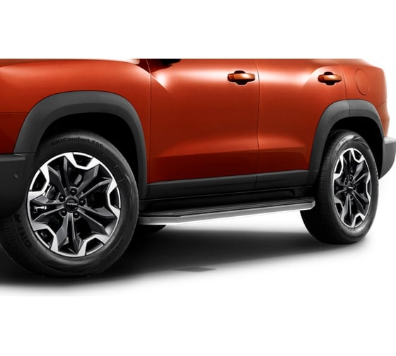 Пороги на автомобиль Rival Premium Haval Dargo 2022-н.в., рынок РФ, 180 см, A180ALP.9406.1