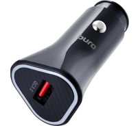 Автомобильное зарядное устройство BURO BUCL1 18W 3A (QC) USB-A универсальное черный (BUCL18P100BK) 1656957