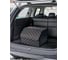 Ящик для багажника Good Sale 46x30x27 см, черный с серебряной строчкой, с липучкой 10336 3