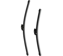 Комплект щеток стеклоочистителя Airline 2 шт, 600/380 мм (24/15) бескаркасная 2 типа адаптера AWB-BK-600-380K