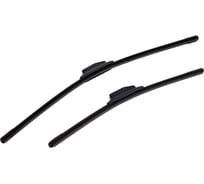 Комплект щеток стеклоочистителя Airline 550/400 мм (22/16) бескаркасные PREMIUM с креплением Крючок 9x3, 9x4 мм, 2 штуки AWBM019