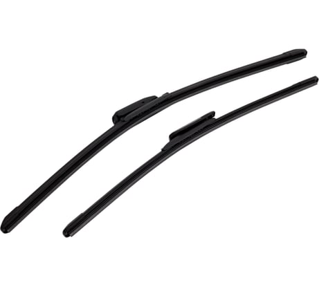 Комплект щеток стеклоочистителя Airline 550/450 мм, (22/18) бескаркасные PREMIUM с креплением Aeroclip, 2 штуки AWBM020