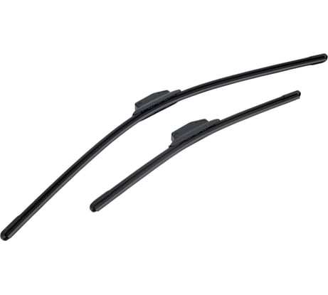 Комплект щеток стеклоочистителя Airline 650/400 мм, (26/16) бескаркасные PREMIUM с креплением Крючок 9x3, 9x4 мм, 2 штуки AWBM072