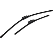 Комплект щеток стеклоочистителя Airline 650/430 мм, (26/17) бескаркасные PREMIUM с креплением Крючок 9x3, 9x4 мм, 2 штуки AWBM077