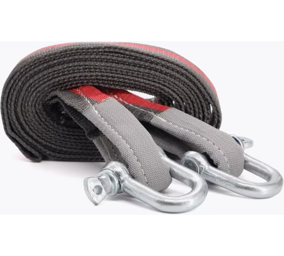 Буксировочный трос ПРОММЕТАЛЛ 16/4500 (лента 90мм - шакл-шакл) БТ16450090-Ш-Ш 1