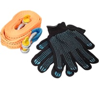 Буксировочный трос ПРОММЕТАЛЛ 2,5/4000 (лента 50мм - шакл-шакл) БТ2,5400050-Ш-Ш