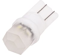 Автолампа SKYWAY диод T10 W5W 12V 4SMD без цоколя 1-конт керамика Белая Салон, габариты, номер S08201452