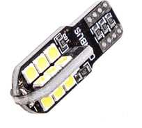 Автолампа SKYWAY диод T10 (W5W) 12V 24 SMD диода 1-конт (CANBUS) белая, 2 шт. S08201454