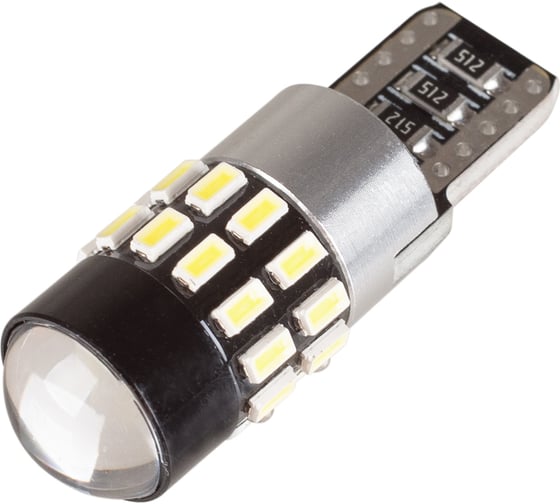 Автолампа SKYWAY диод T10 W5W 12-24V 30SMD 1-контурная, CANBUS, белая, 2 шт. S08202042