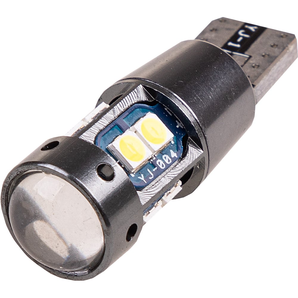 Автолампа skyway диод t10w5w 12v 11smd 1-конт белая салон, габариты, номер, стопы s08201433