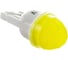 Автолампа SKYWAY диод T10W5W 12V 1SMD 1-конт керамика 3D Желтая Салон, габариты, номер, стопы S08201450 2