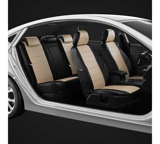 Авточехлы AVTOLIDER1 для Mazda 6 с 2007-2012г. седан (кроме MPS) Задние спинка 40 на 60, сиденье единое. Задний подлокотник (молния), 2-надкрыльника, 5-подголовников MZ16-0303-EC04