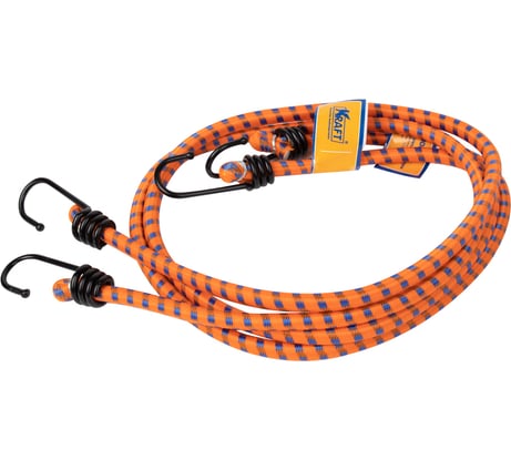 Набор резинок KRAFT 2шт. 120см, D=8мм (мет. крючки) KT 860005