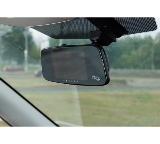 Видеорегистратор-зеркало INTEGO с радар-детектором, GPS модулем с базой данных камер ДПС и WiFi модулем VX-800MR