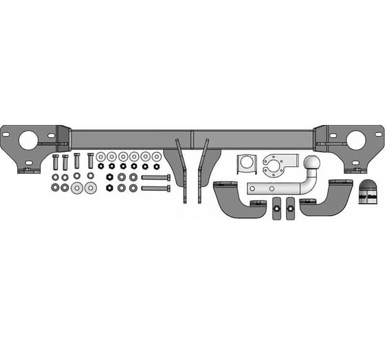 Фаркоп  MOTODOR GAC GS8 2023 - н.в 97803-A