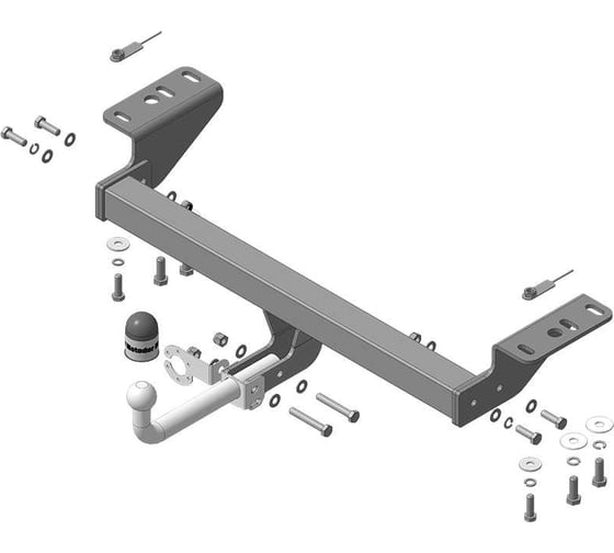 Фаркоп MOTODOR Haval H3 2024 - н.в. оцинкованный шар 93116-A