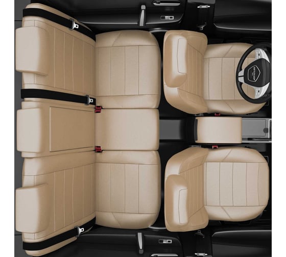 Авточехлы AVTOLIDER1 для Renault Megan 3 с 2009-н.в. хэтчбек, универсал Задние спинка и сиденье единое. Передний подлокотник, 5-подголовников (передние два ПРОСТЫЕ) RN22-0405-EC26