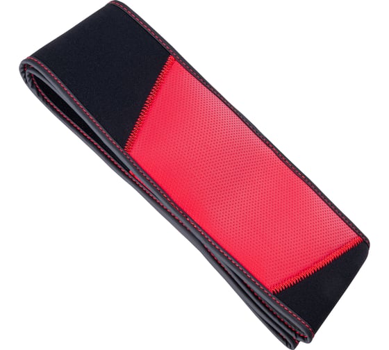Чехол на руль DSV Black+Red неопрен, с перфорированными вставками R99306B