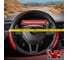 Чехол на руль DSV Black+Red М, искусственная кожа, со вставкой R99302B 6