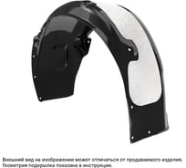 Подкрылок TOTEM с шумоизоляцией для EVOLUTE i-Space 2023-н.в. задний правый (Эволют ) Внедорожник 5 дверей FW TOTEM.S.A71036.22