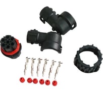 Разъем фонаря заднего ДАЛИ-авто байонет AMP угловой DA-02401