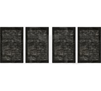 Влаговпитывающие коврики для автомобилей TopAuto 40x60 см № 4 шт TA-KV4