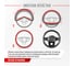 Оплетка SKYWAY Combo-12 M Черно/серая экокожа S01102474 6