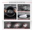 Оплетка SKYWAY Combo-13 M Черно/белая экокожа S01102475 12