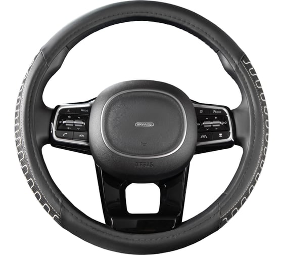 Оплетка SKYWAY Combo-10 M Черно/серая экокожа S01102470 1