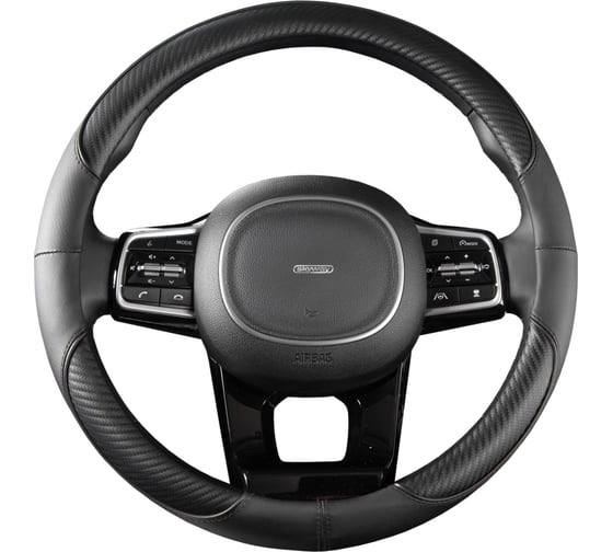 Оплетка SKYWAY Combo-12 M Черная экокожа S01102473 1
