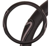 Оплетка SKYWAY Combo-13 M Черно/серая экокожа S01102476